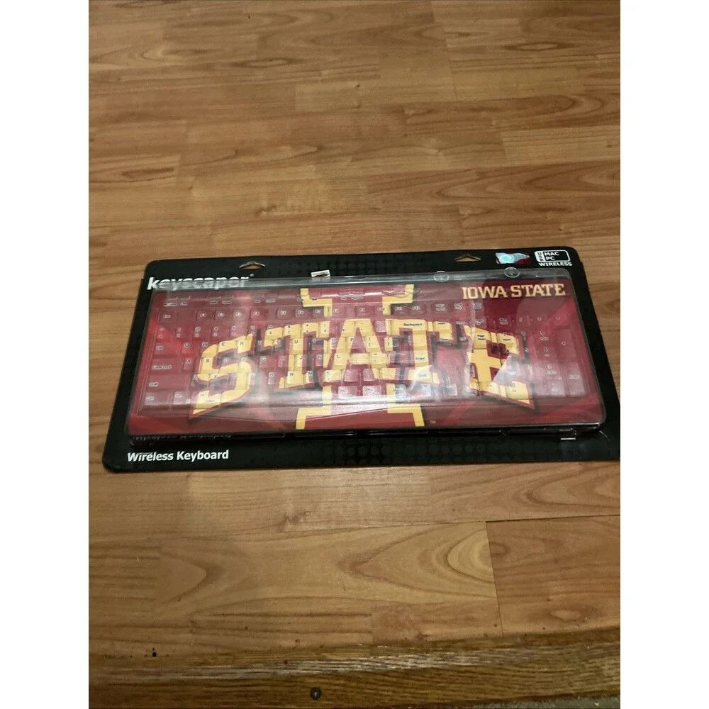 Keyscraper University Of Iowa State Cyclones Wireless Keyboard Mac PC NCAA